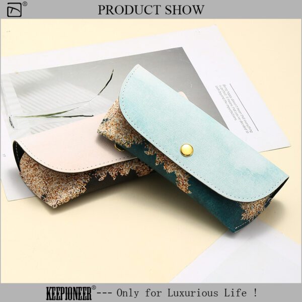 Slim Leather Glasses Case
