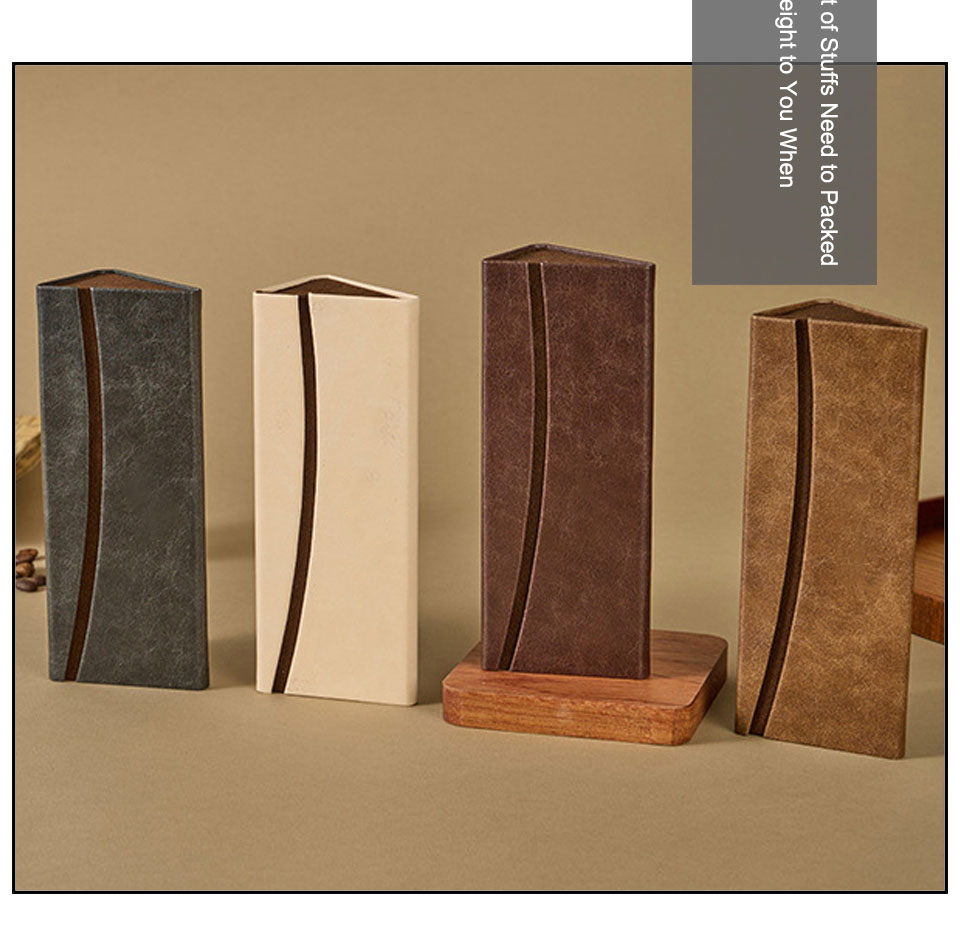 Business Style Leather Eyeglasses Case