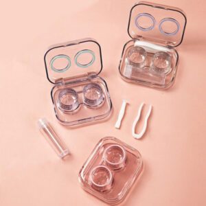 Color Contact Lens Case with Tweezers