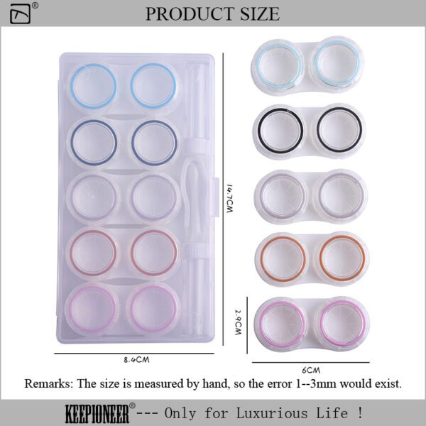 Colored Contact Lens Case