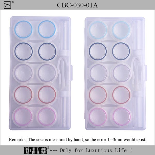 Colored Contact Lens Case Integrated