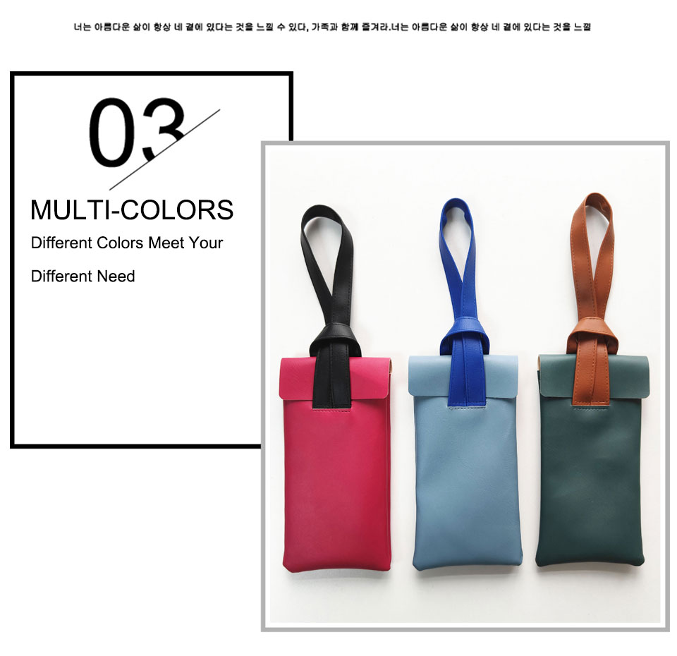 Colored Eyeglass Bag