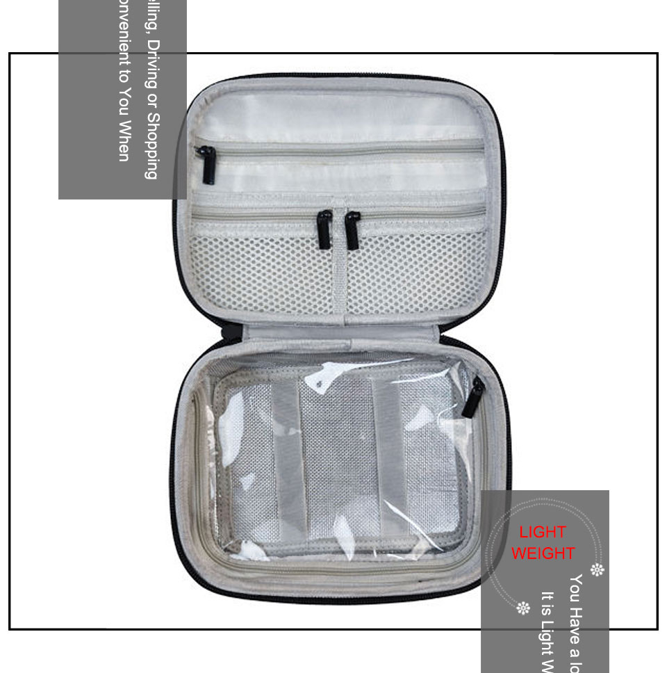 Digital Storage Zipper Bag with Handle