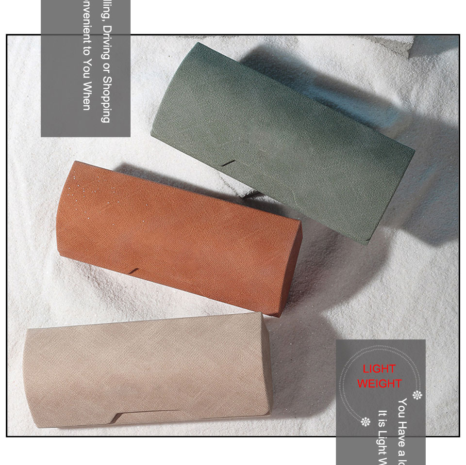 Embossed Logo Glasses Case