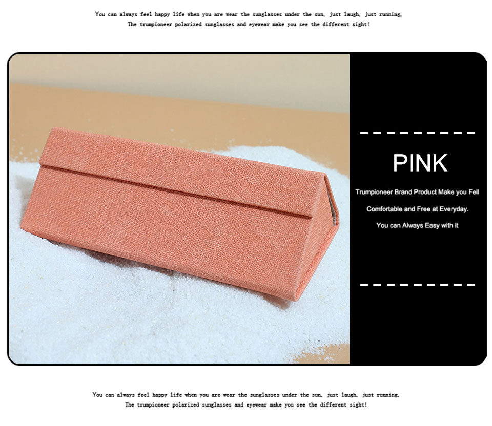 Foldable PU Glasses Storage Case