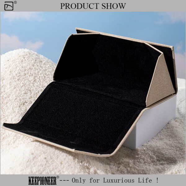Folding Glasses Case Leather