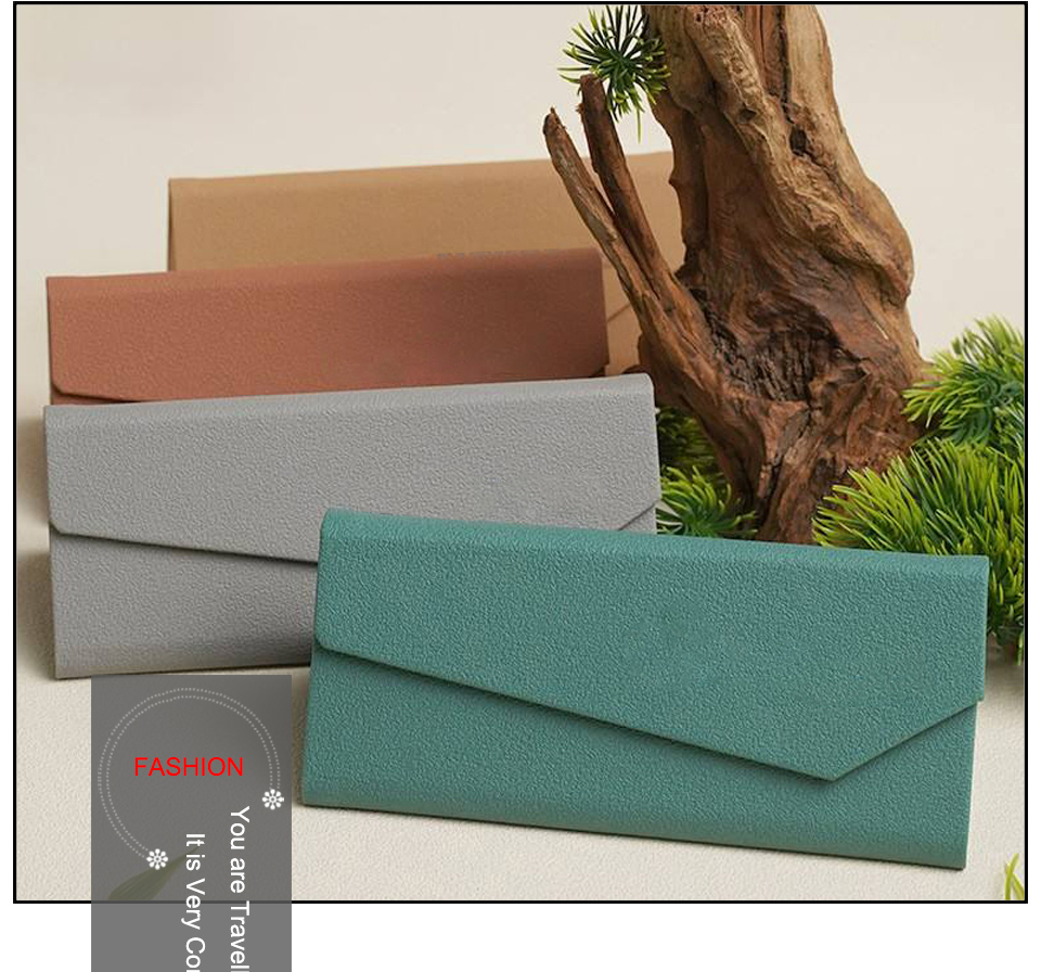Folding Glasses Case Pu Leather