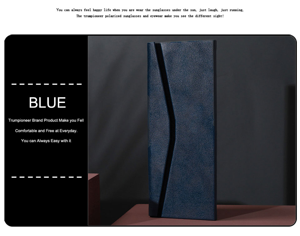 Folding Sunglasses Box PU Leather