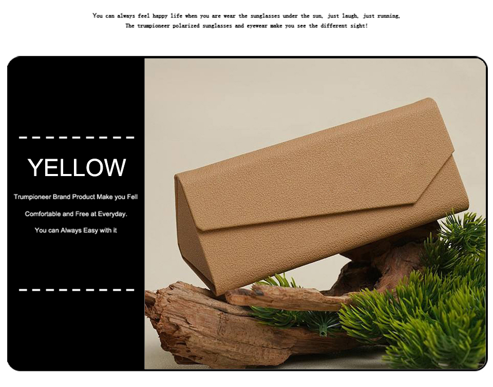 High-end Retro Folding Eyeglass Case