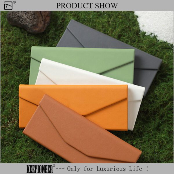 Leather Glasses Case Custom Logo