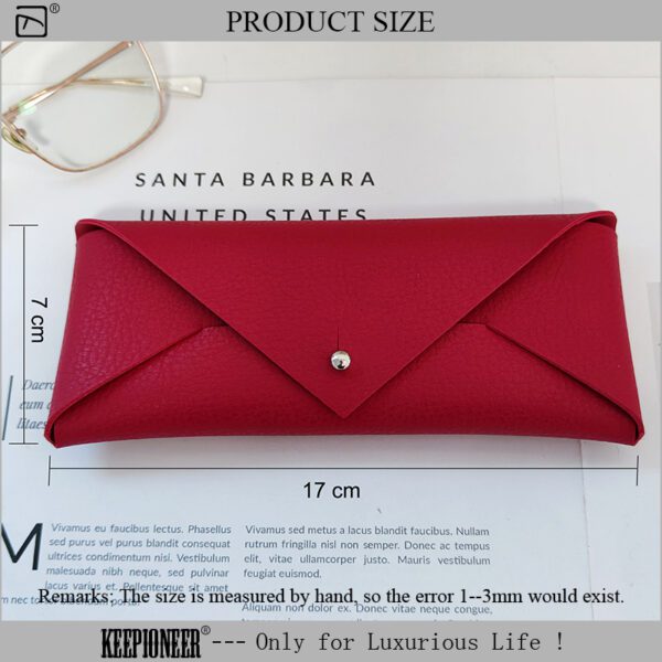 Leather Sunglasses Bag