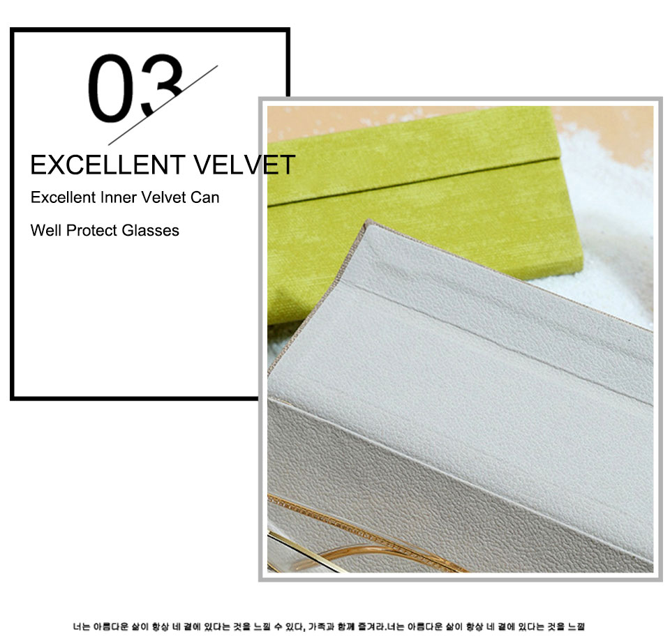 Leather Triangle Glasses Case