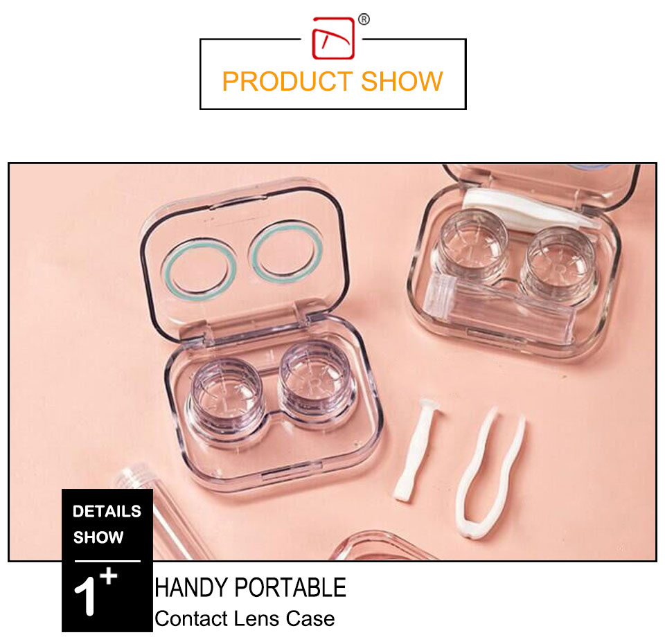 Lens Case Set with Tweezers