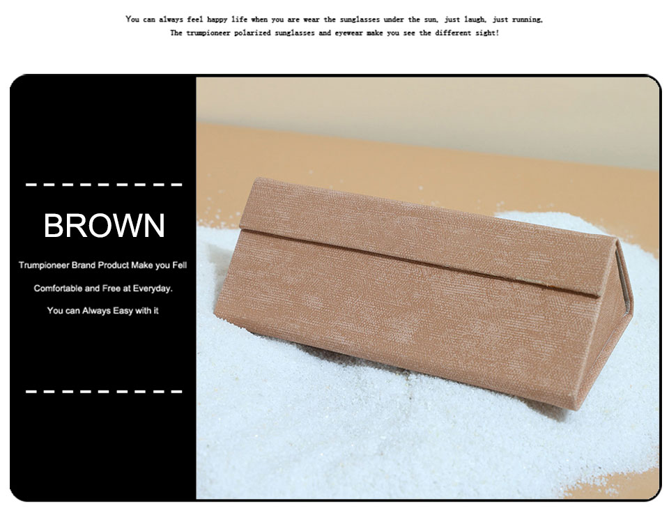 Magnetic Leather Glasses Case