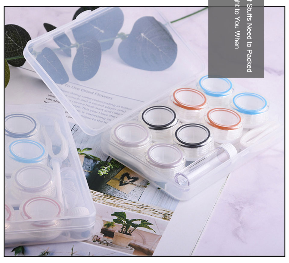 Mix Color Contact Lens Case