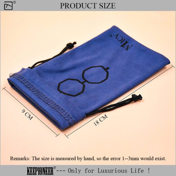 Multicolor Microfiber Pouch