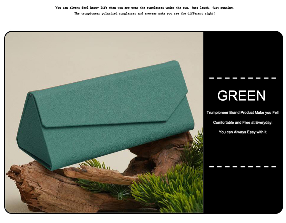 Retro Folding Eyeglass Case