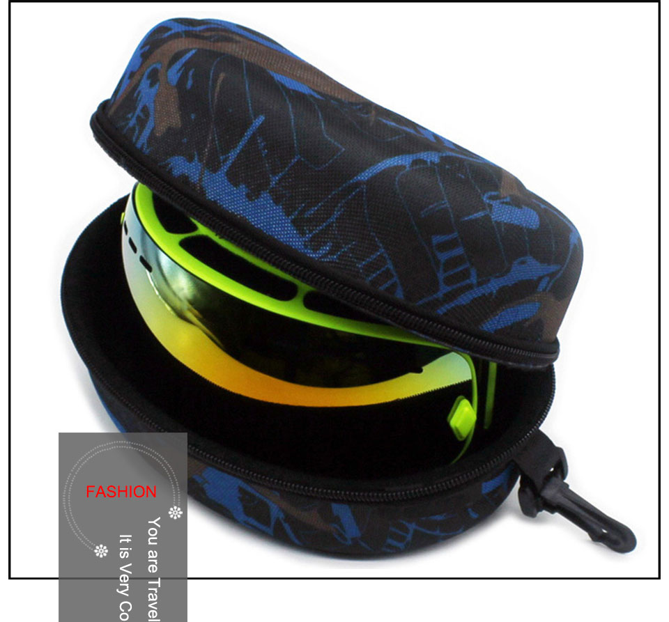 Ski Goggles Hard Zipper Case