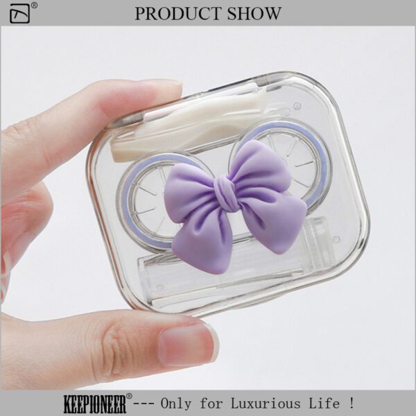 Solid Color Plastic Contact Lens Box