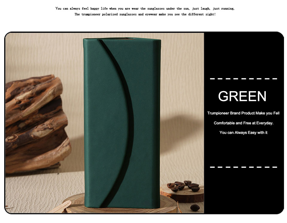 Solid Semi-Hard Eyeglasses Case