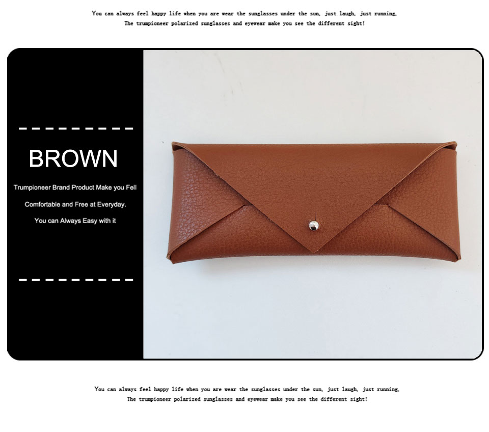 Faux Leather Sunglasses Bag Spectacle Cases For Sale