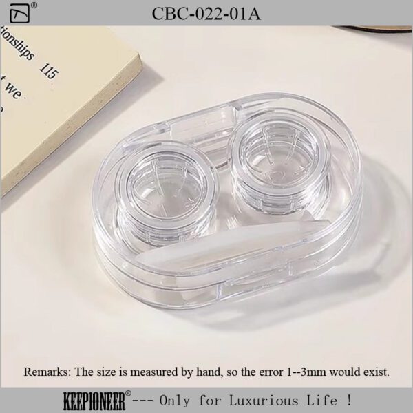 Transparent Contact Lens Container