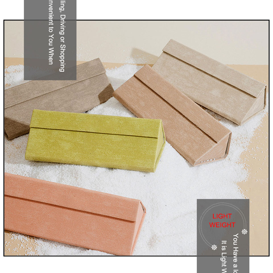 Triangle Foldable Glasses Case