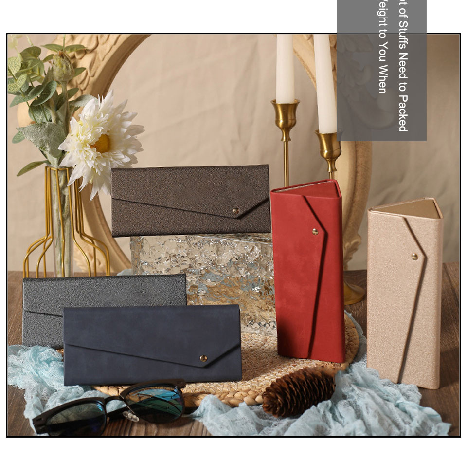 Triangle Foldable Sunglasses Case Custom