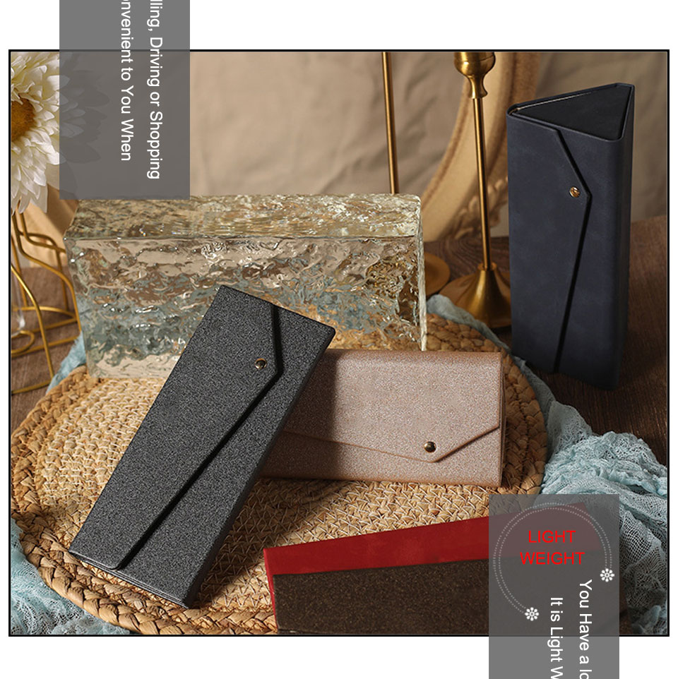 Triangle Foldable Sunglasses Case