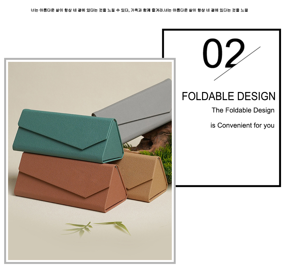 Triangle Sunglasses Case Custom Logo