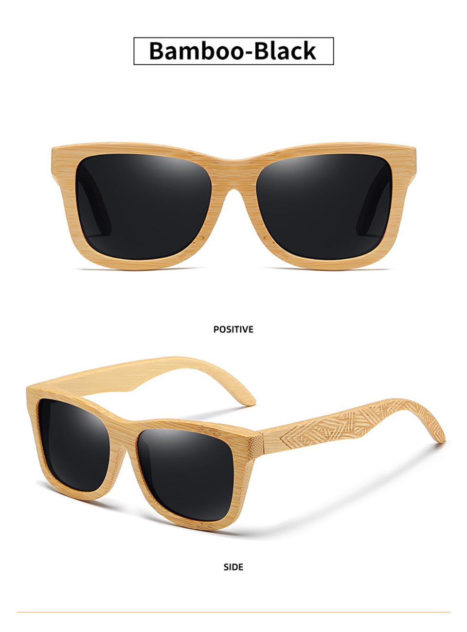 Bamboo Frame Sunglasses Affordable Eyewear