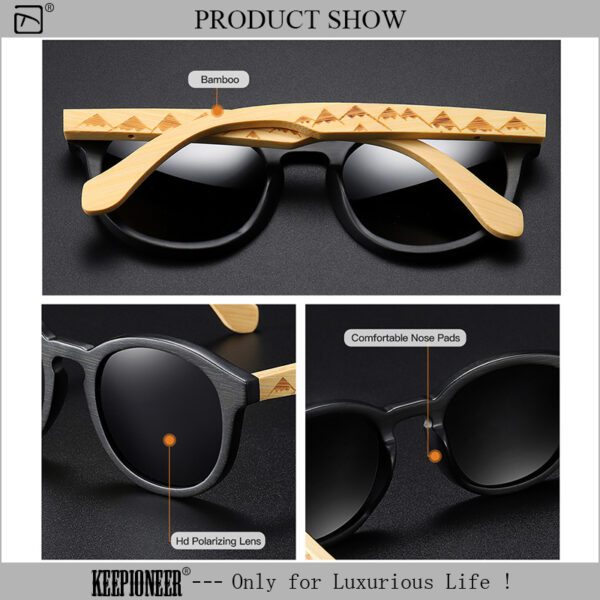 Bamboo Arm Sunglasses