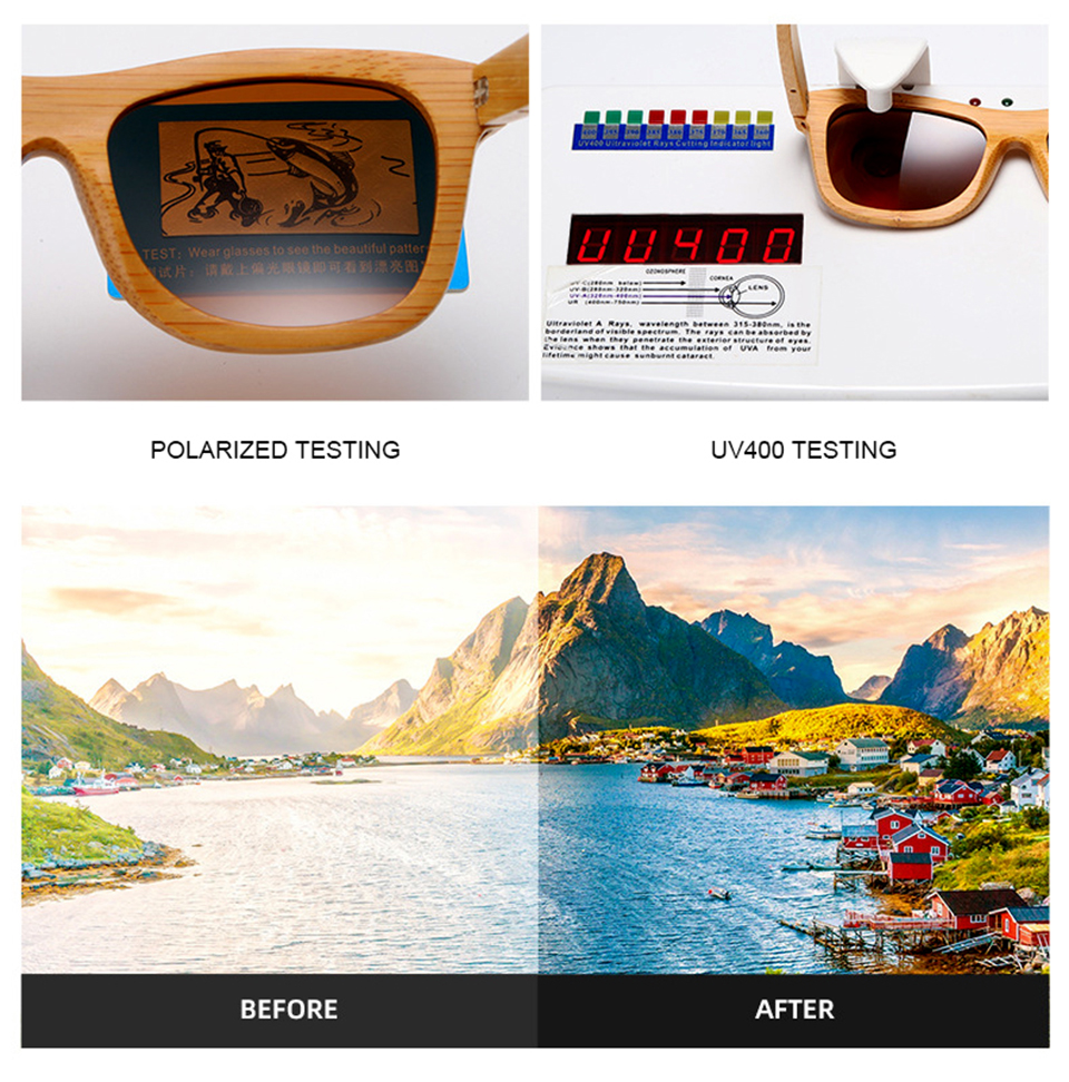 Bamboo Polarized Sunglasses Bamboo Eyewear