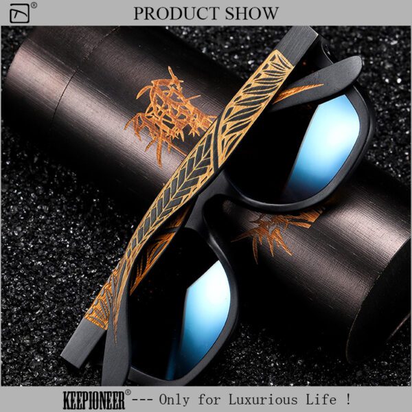 Bamboo Frame Sunglasses