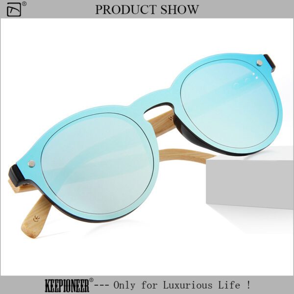 Bamboo Full Rim Temples Sunglasses