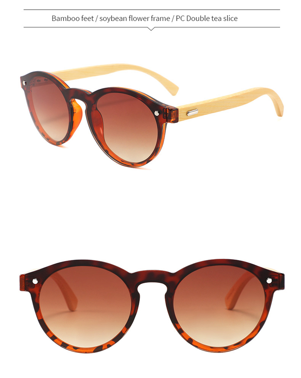 Bamboo Leg UV400 Sunglasses
