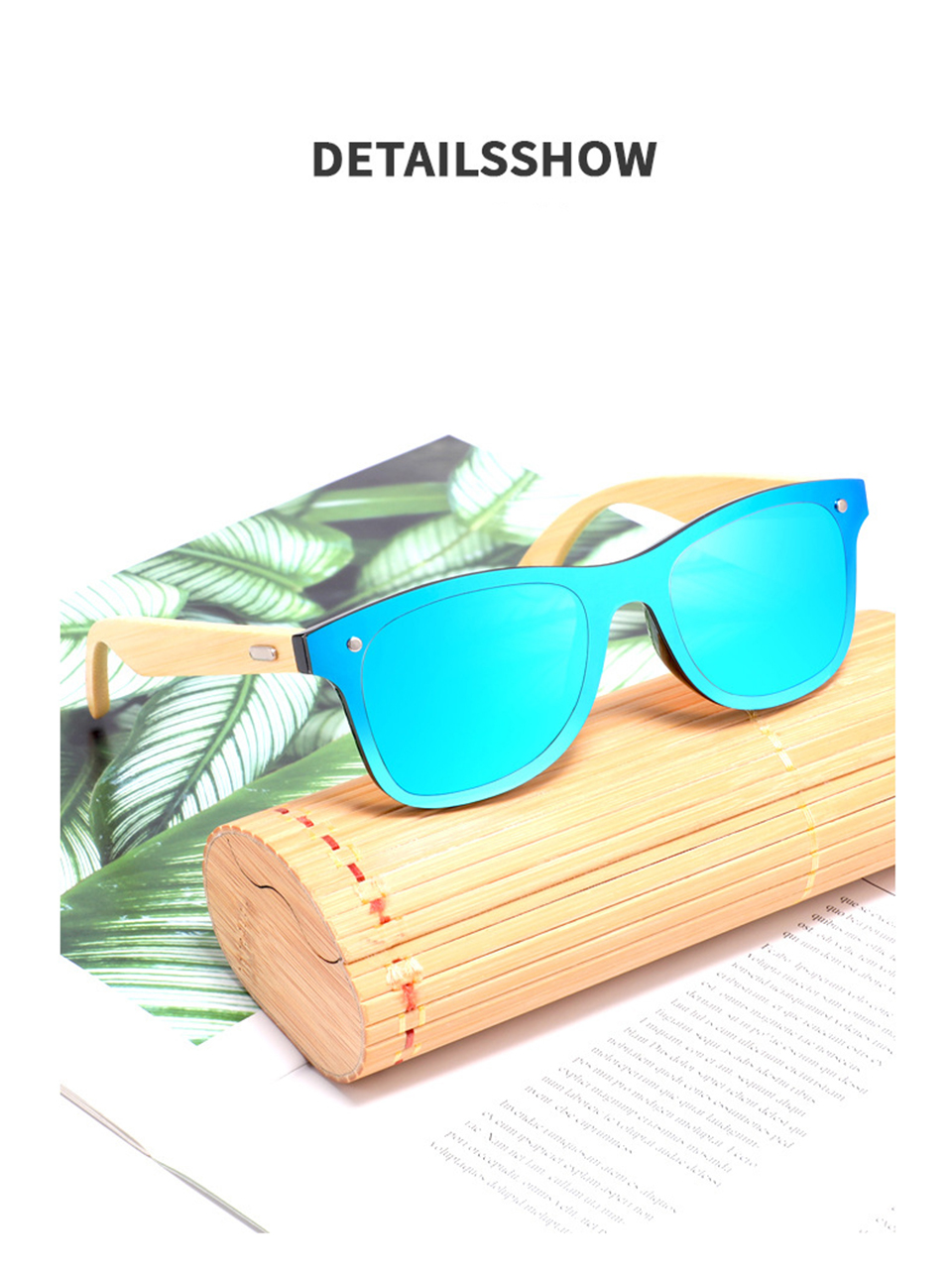 Bamboo Men Sunglasses