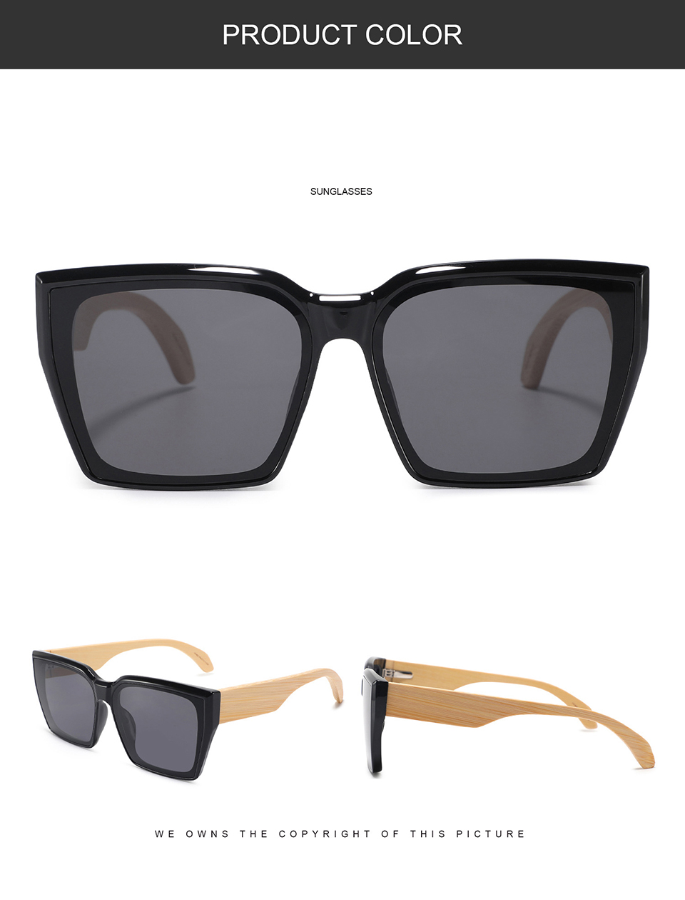 Bamboo Sunglasses Men Outdoor
