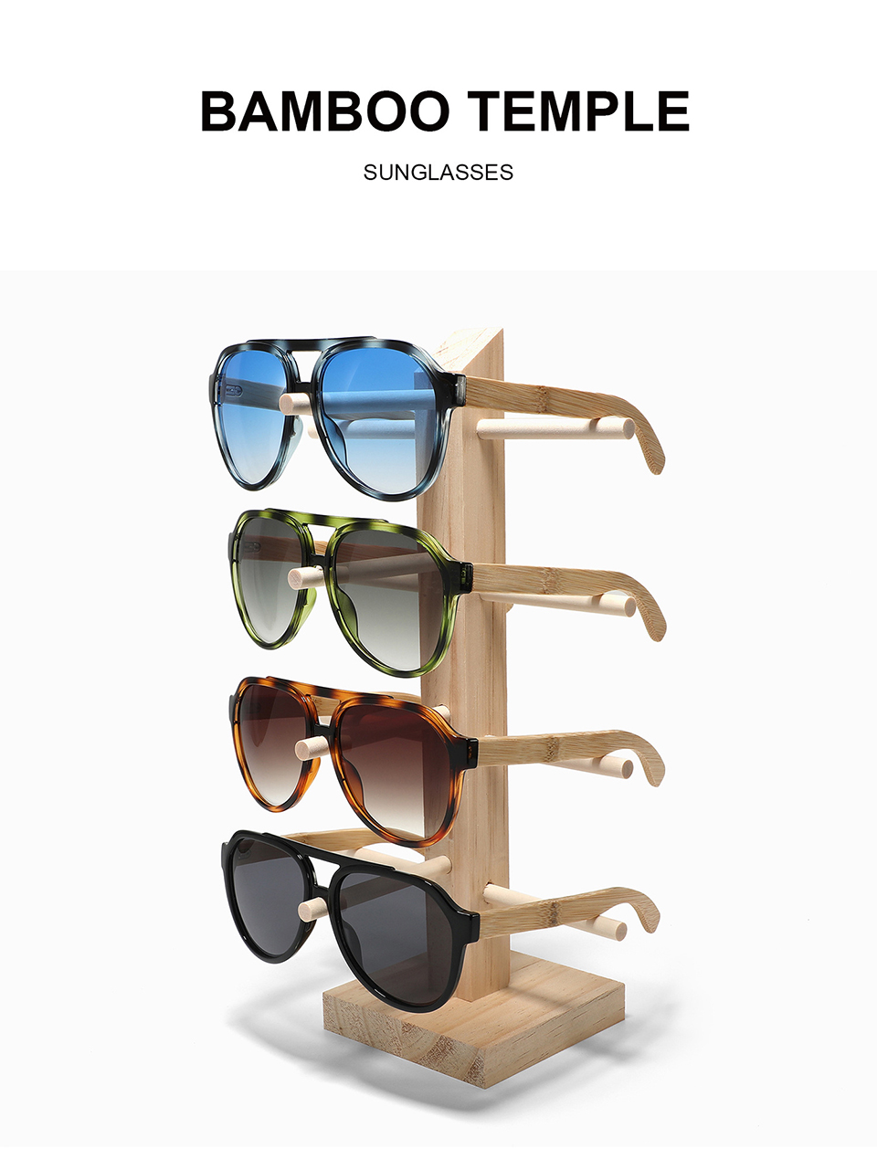 Bamboo Sunglasses Men Women