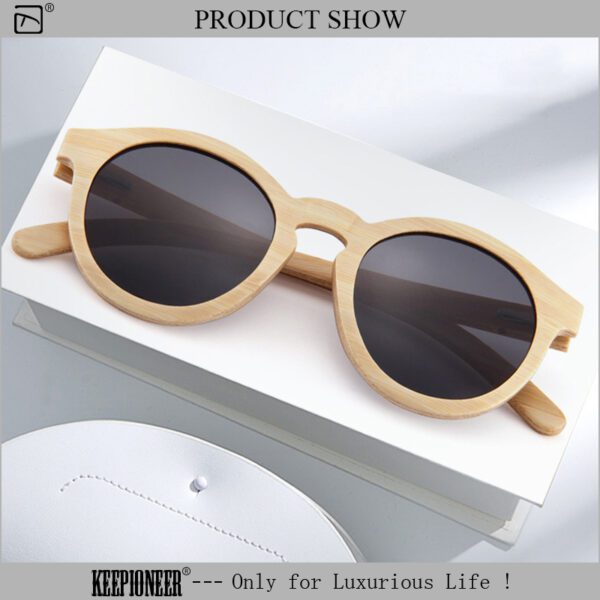 Bamboo Sunglasses Round