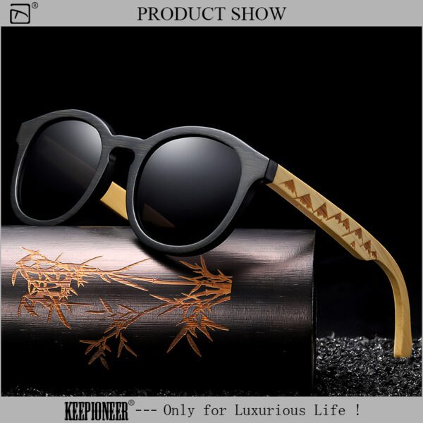 Bamboo Wayfarer Sunglasses
