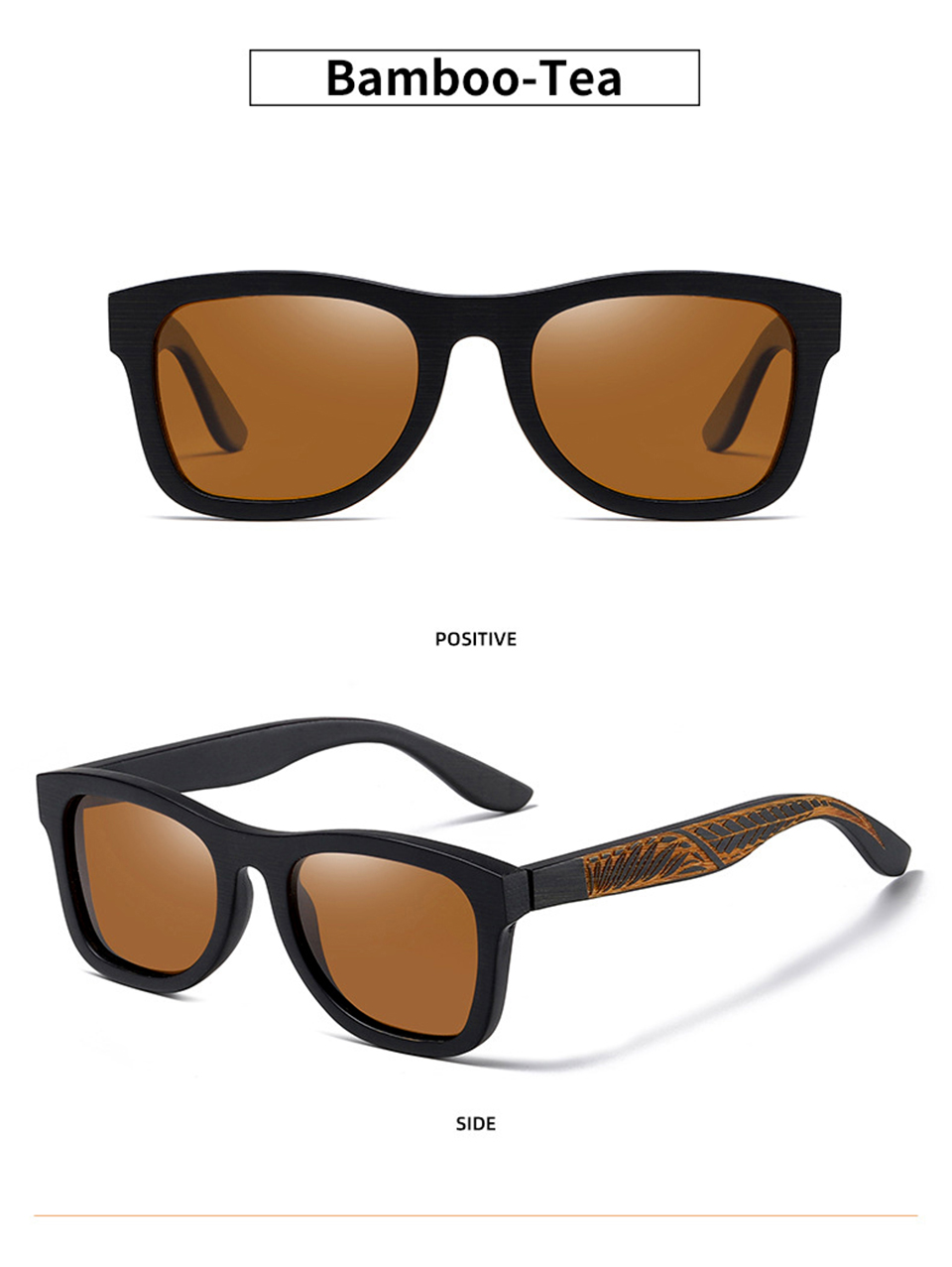 Bamboo Wayfarer Sunglasses