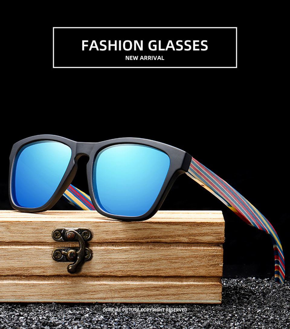Retro Wood Sunglasses Best Night Driving Glasses