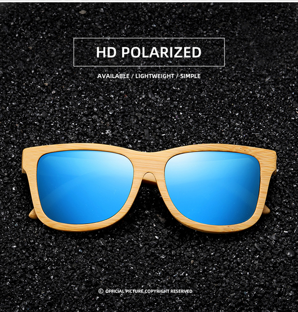 Bamboo Frame Sunglasses Cheap Aviator Sunglasses