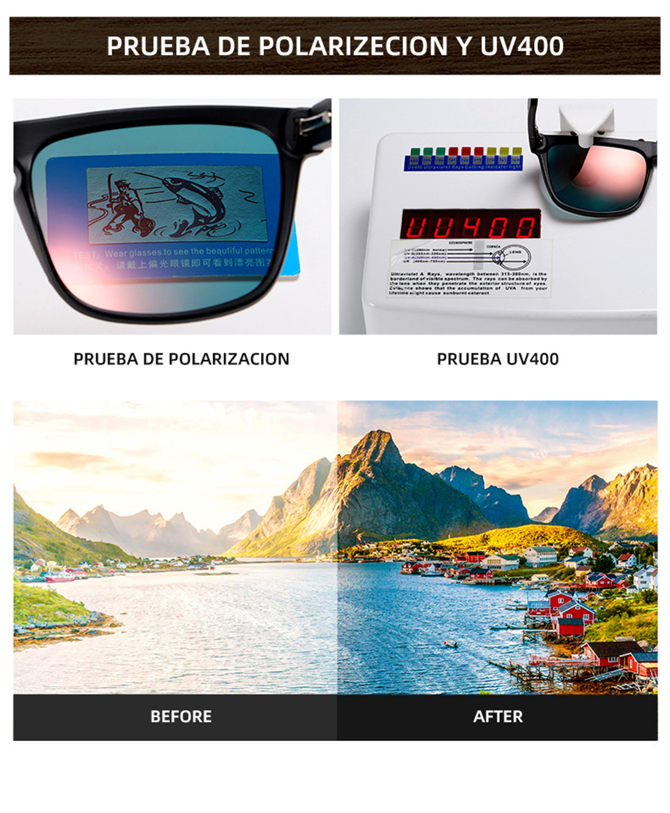 Wooden Frame Polarized Sunglasses Clear Eyeglasses