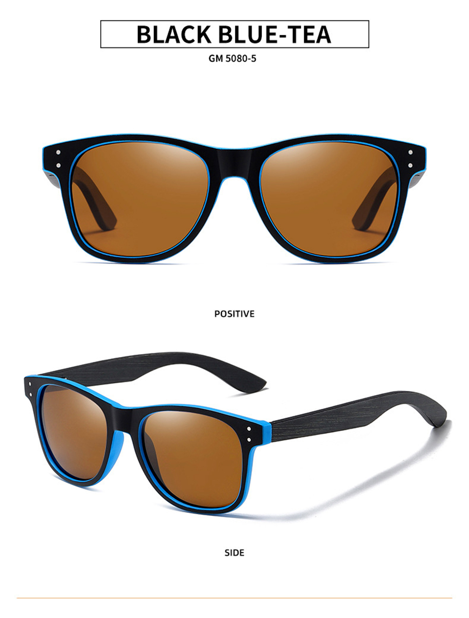 Wooden Sunglasses Square Clear Round Glasses