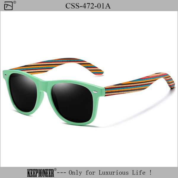 Colorful Bamboo Sunglasses