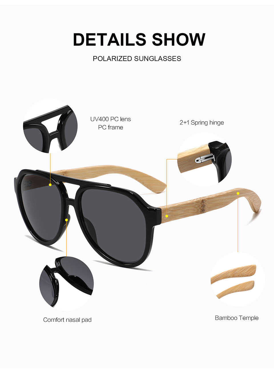 Custom Logo Print Lady Sun Glasses