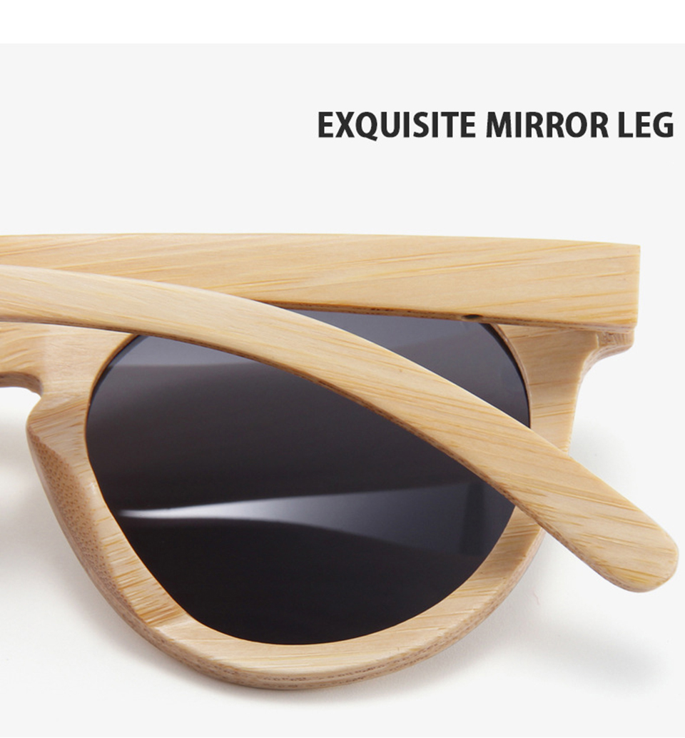 Fashion Bamboo Glasses Polarized