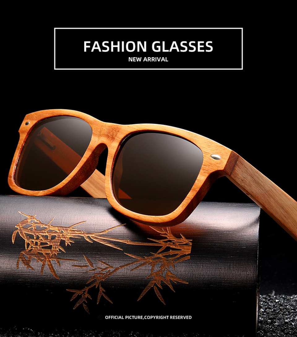 Wooden Sun Glasses Fashion Eyewear